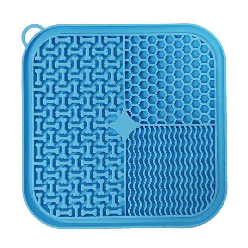 Lick Mat for Dogs, Premium Lick Pad with Suction Cups for Dog Anxiety Relief, Slow Feeder Dog Bowls